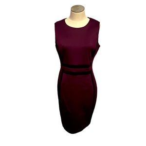 BN Calvin Klein Burgundy dress size 8